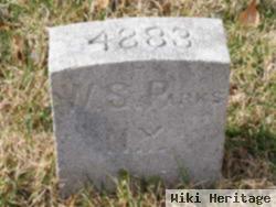 Pvt Wm. S. Parks