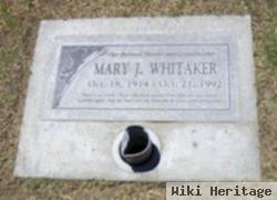 Mary J Whitaker