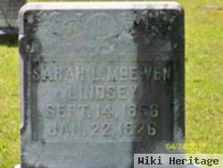 Sarah Louisa Mcewen Lindsey