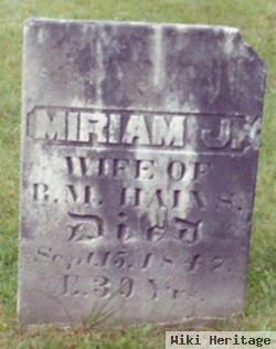 Miriam J Haines