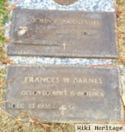 Frances W. Barnes