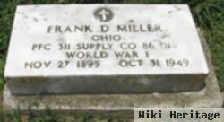 Pfc Frank D Miller