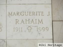 Marguerite J Rahaim