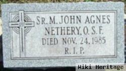 Sr M. John Agnes Nethery