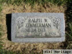 Ralph W. Zimmerman