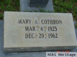 Mary A. Cothron