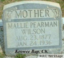 Mallie Savannah Pearman Wilson