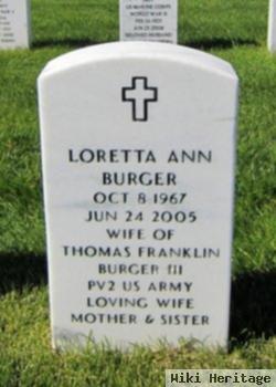 Loretta Ann Barnum Burger