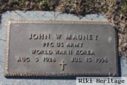 Pfc John Wilbur Mauney, Sr