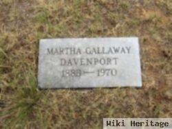 Martha Alice Gallaway Davenport