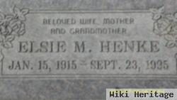 Elsie M Henke