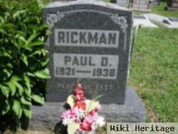 Paul D Rickman