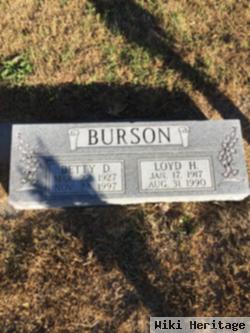 Loyd Henry Burson