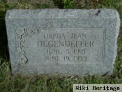 Orpha Jean Hegendeffer