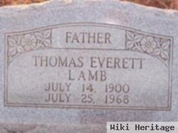 Thomas Everett Lamb