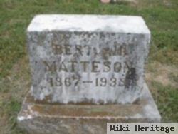 Bert Hiram Matteson