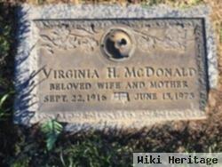 Virginia Hall Mcdonald