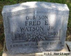 Frederick Ervin Watson, Jr