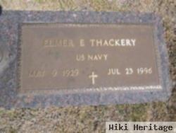 Elmer E Thackery