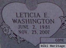 Leticia E. Washington