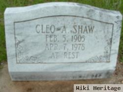 Cleo A. Shaw