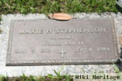 Maxie H Stephenson