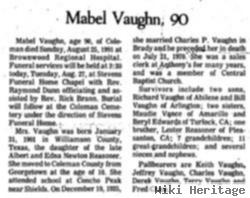 Mabel Reasoner Vaughn