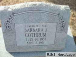 Barbara J. Cothrum