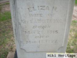 Eliza H. Armstrong