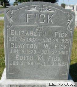 Elizabeth "dora" Fick