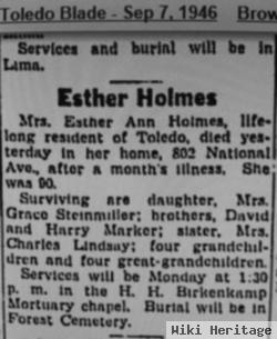 Esther Marker Holmes