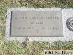 Glenn Earle Mcalister