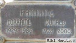 Donald F Fanning