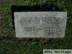 Julia W. Church