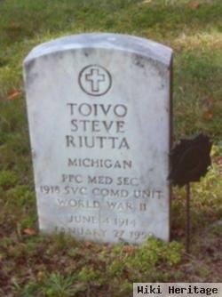 Toivo Steve Riutta