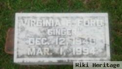 Helen Virginia "ginger" Fortenberry Ford