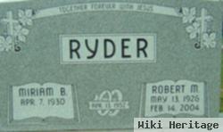 Robert Marland "bob" Ryder