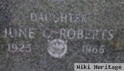 June C Rohr Roberts