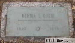 Bertha D Gorin