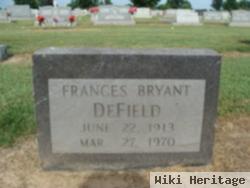 Frances Bryant Defield