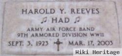 Harold Y. "had" Reeves