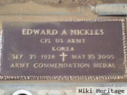 Edward A Nickles