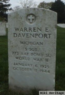 Ssgt Warren Edward Davenport