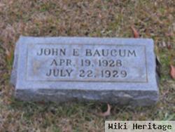 John E Baucum