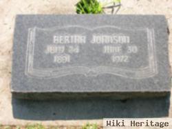 Bertha Hinton Johnson