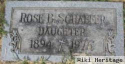Rose B Schaefer
