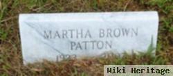 Martha Brown Patton