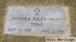 Athara Riley "toni" Hunt