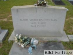 Marie Mathers Coleman