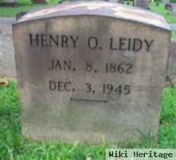 Henry O Leidy